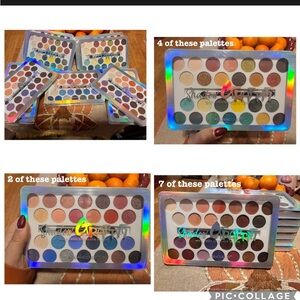 Kleancolor Eye Shadow/Highlighter Palettes - Vibrant Multi-Color Collection